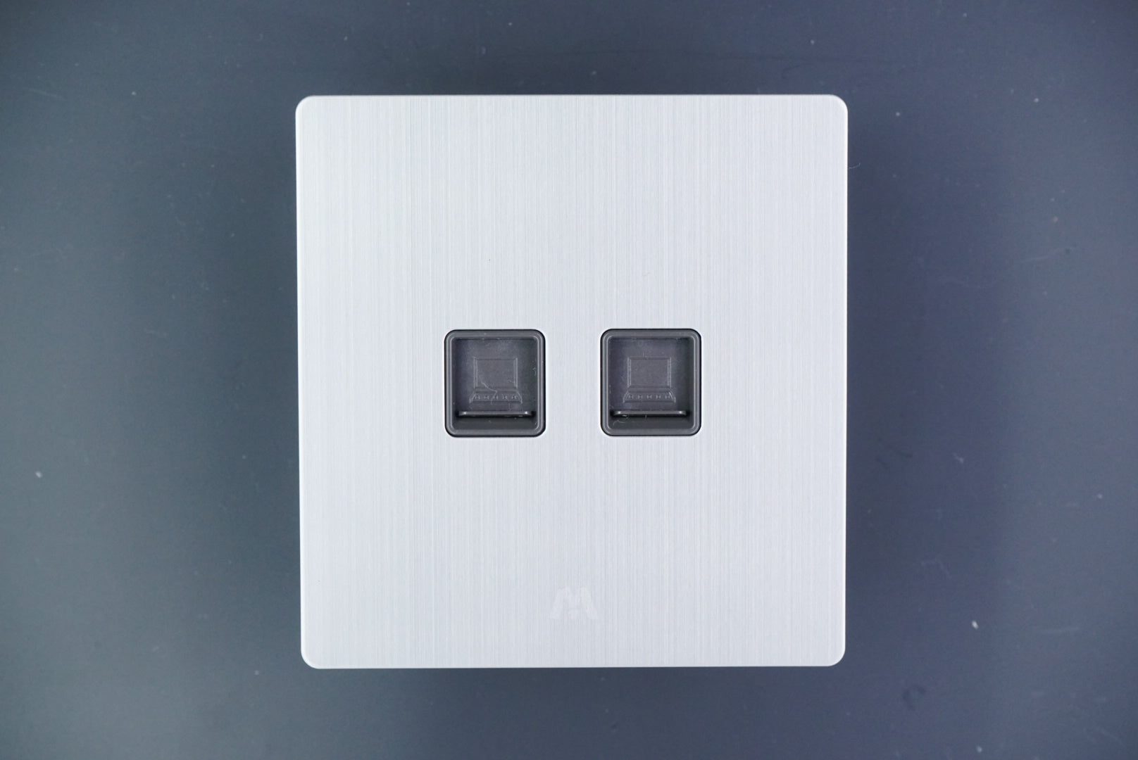 MTS STAINLESS STEEL NETWORK/TEL/TV WALL SOCKET