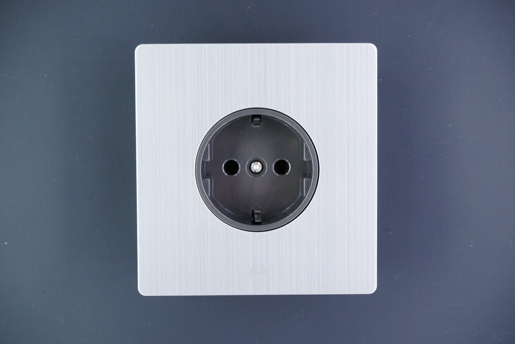 MTS STAINLESS STEEL 16A SCHUKO Socket (3*3 BOX)