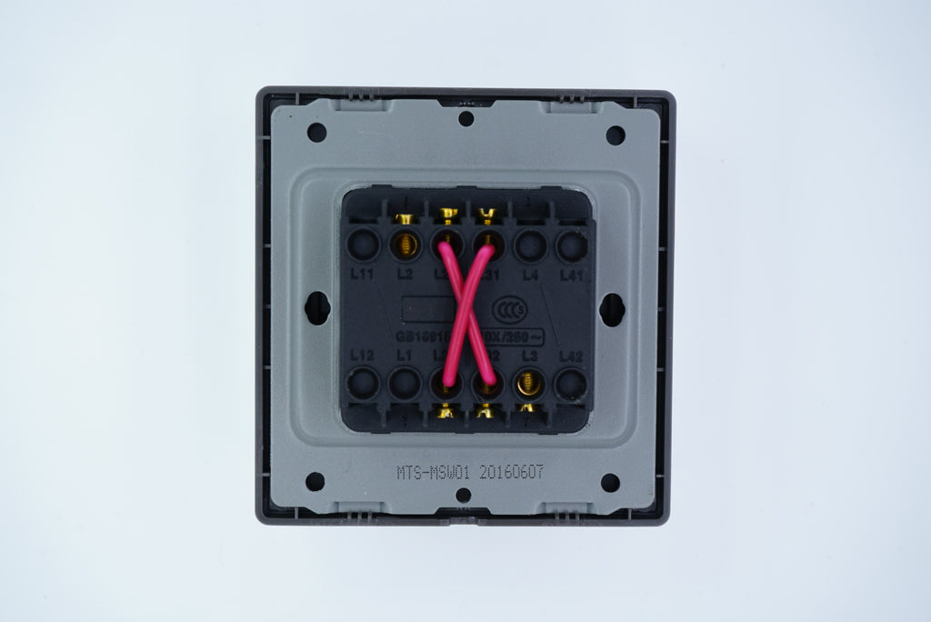 MTS STAINLESS STEEL 10A INTERMEDIATE 1 GANG 3 WAY SWITCH