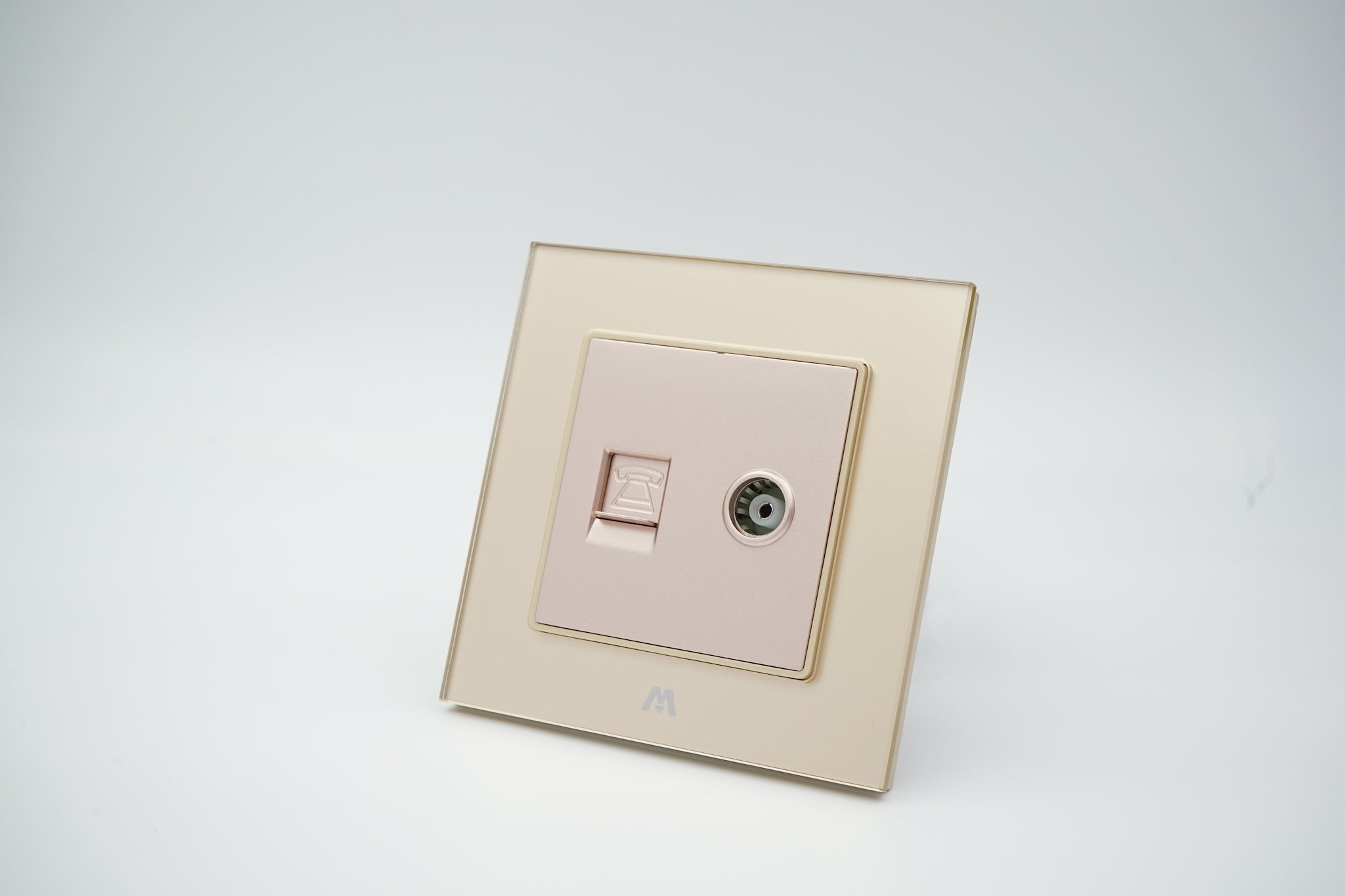 MTT GLASS NETWORK/TEL/TV WALL SOCKET