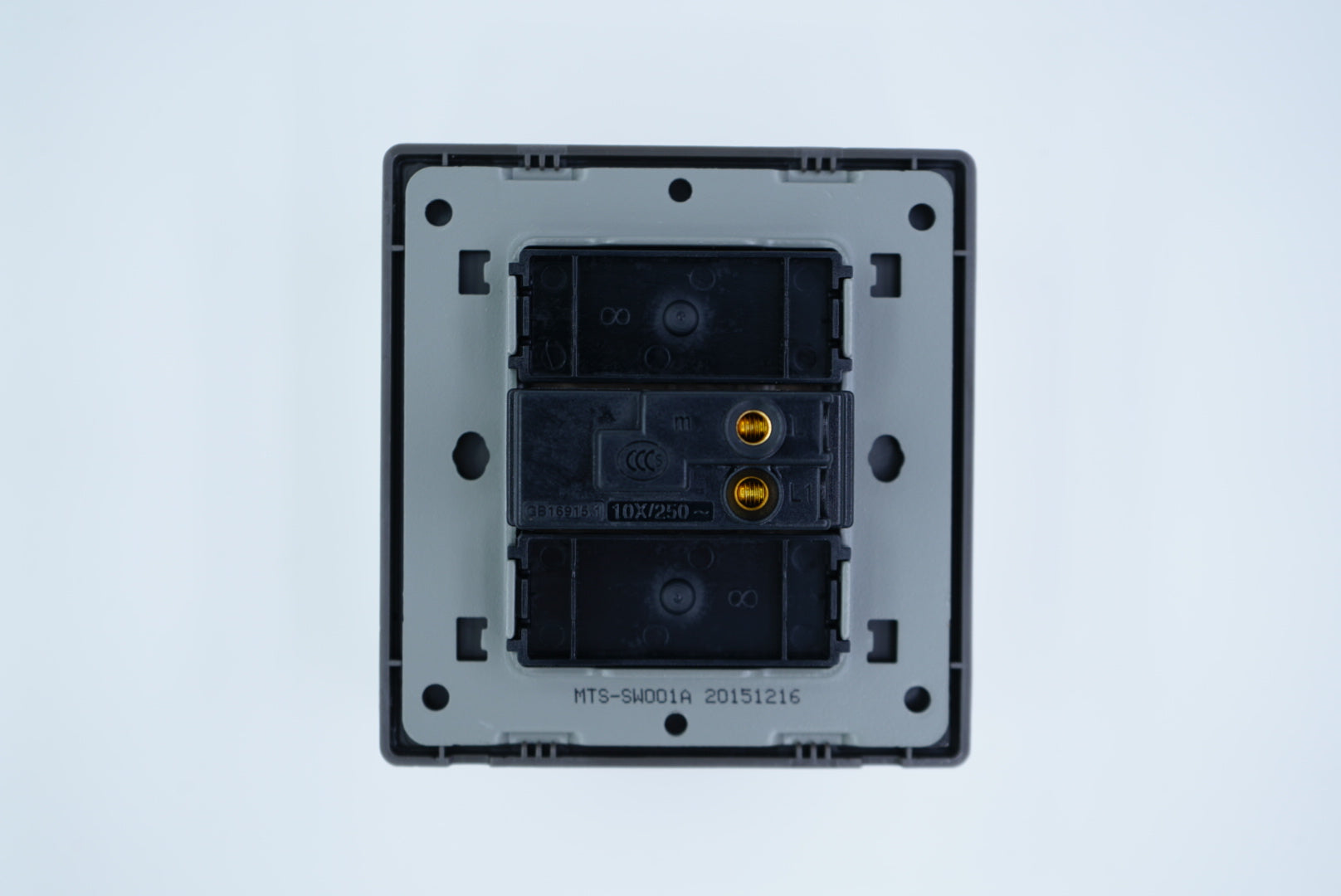 MTS STAINLESS STEEL 10AX 1 Gang LED Switch