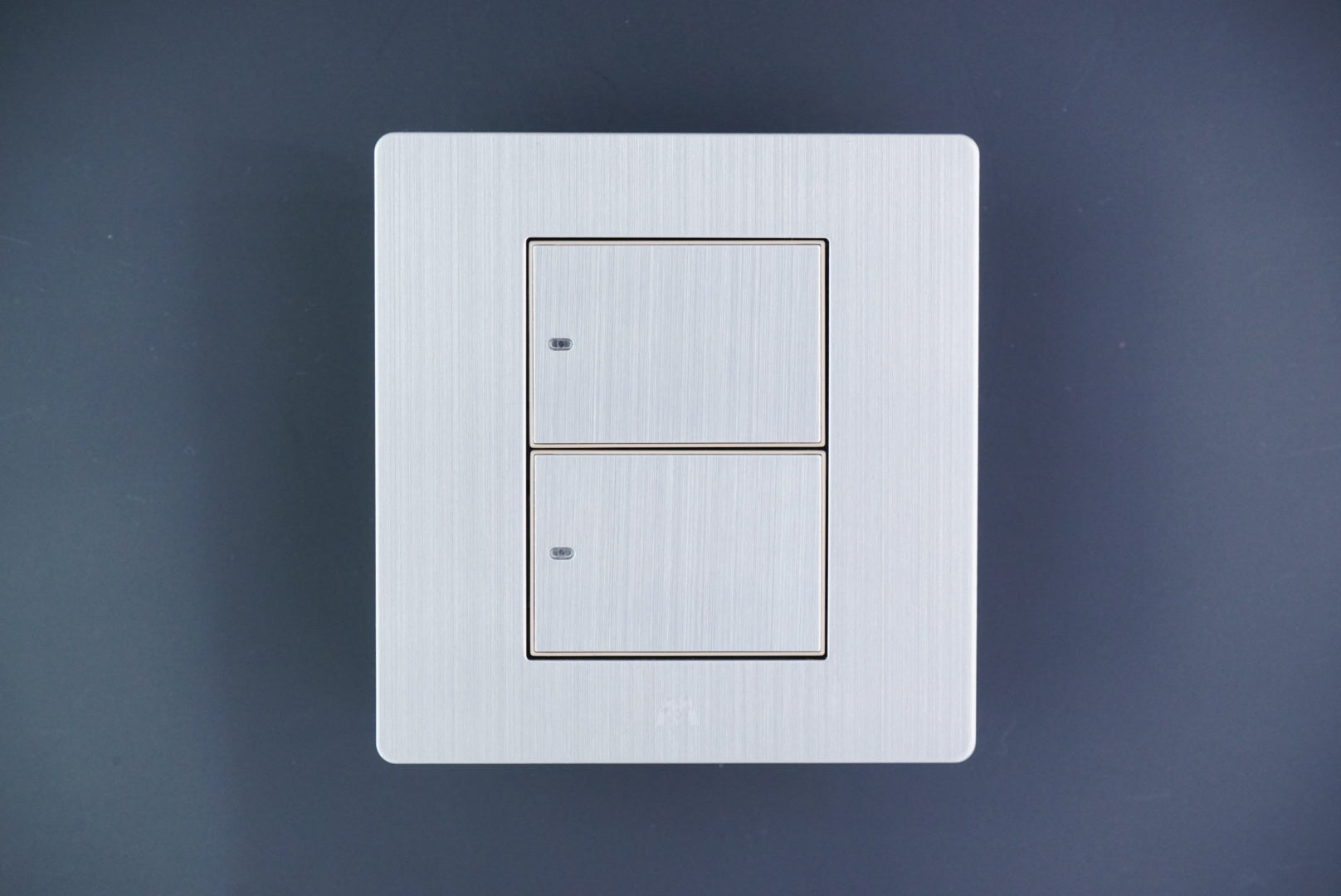 MTS STAINLESS STEEL 10AX 2 Gang LED Switch