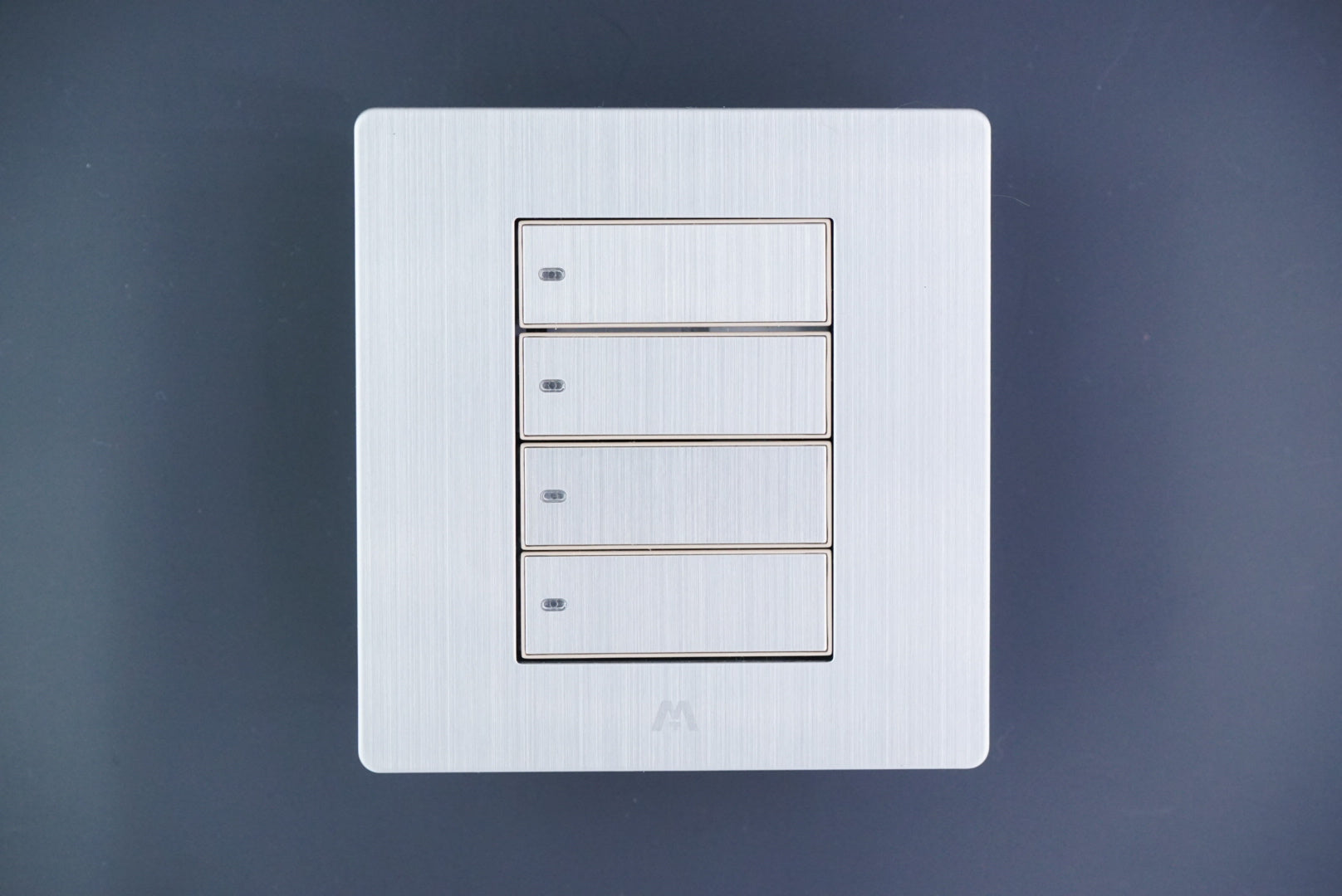 MTS STAINLESS STEEL 10AX 4 Gang LED Switch