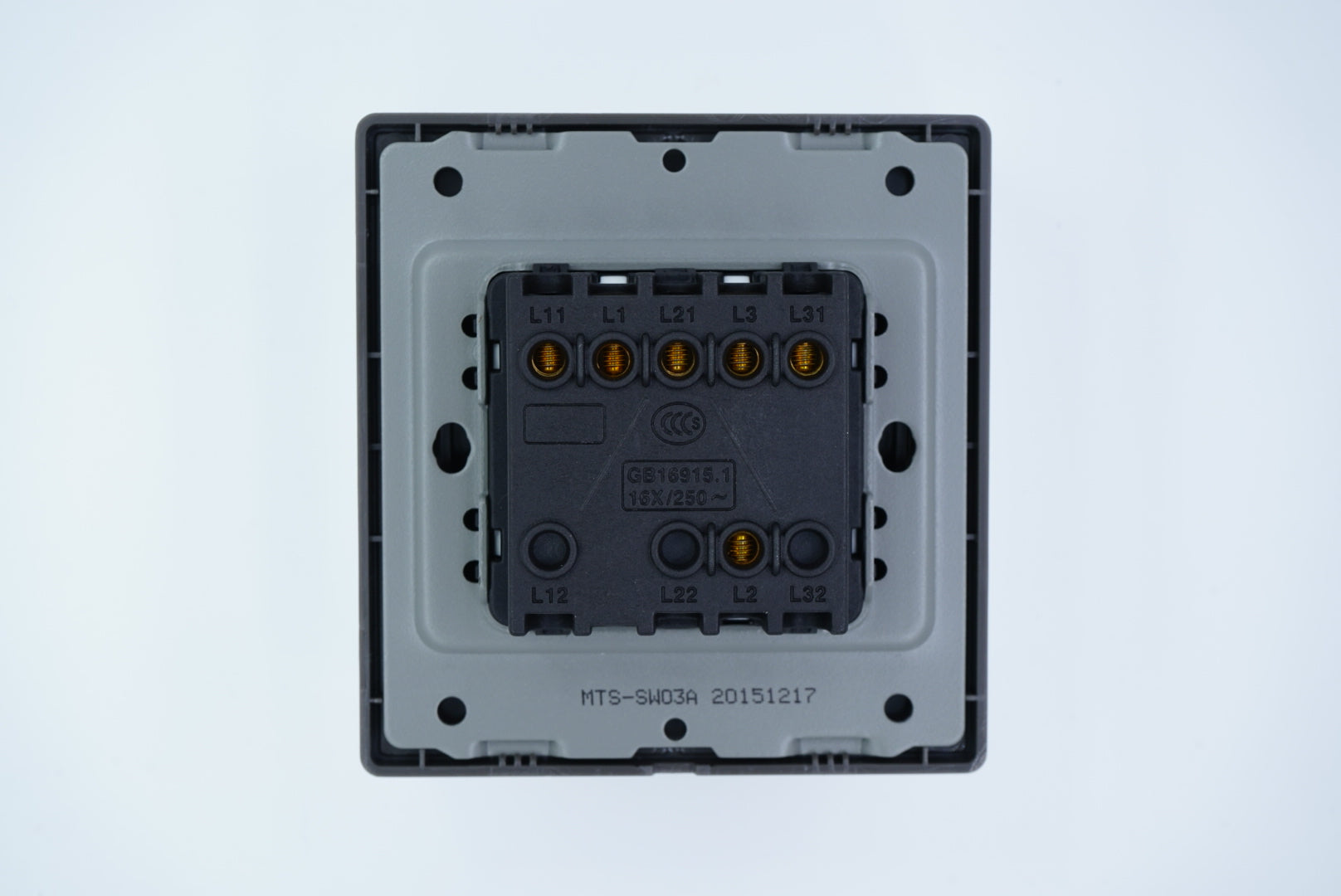 MTS STAINLESS STEEL 16A 3 Gang Switch