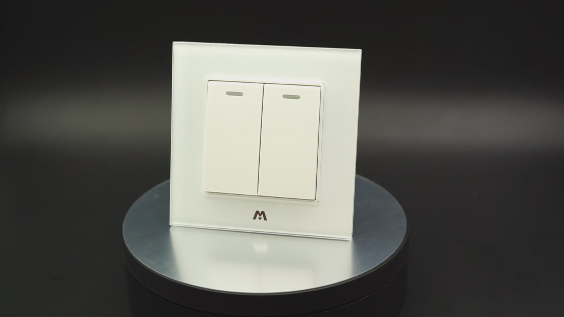 MTT GLASS 16A 2 Gang Switch