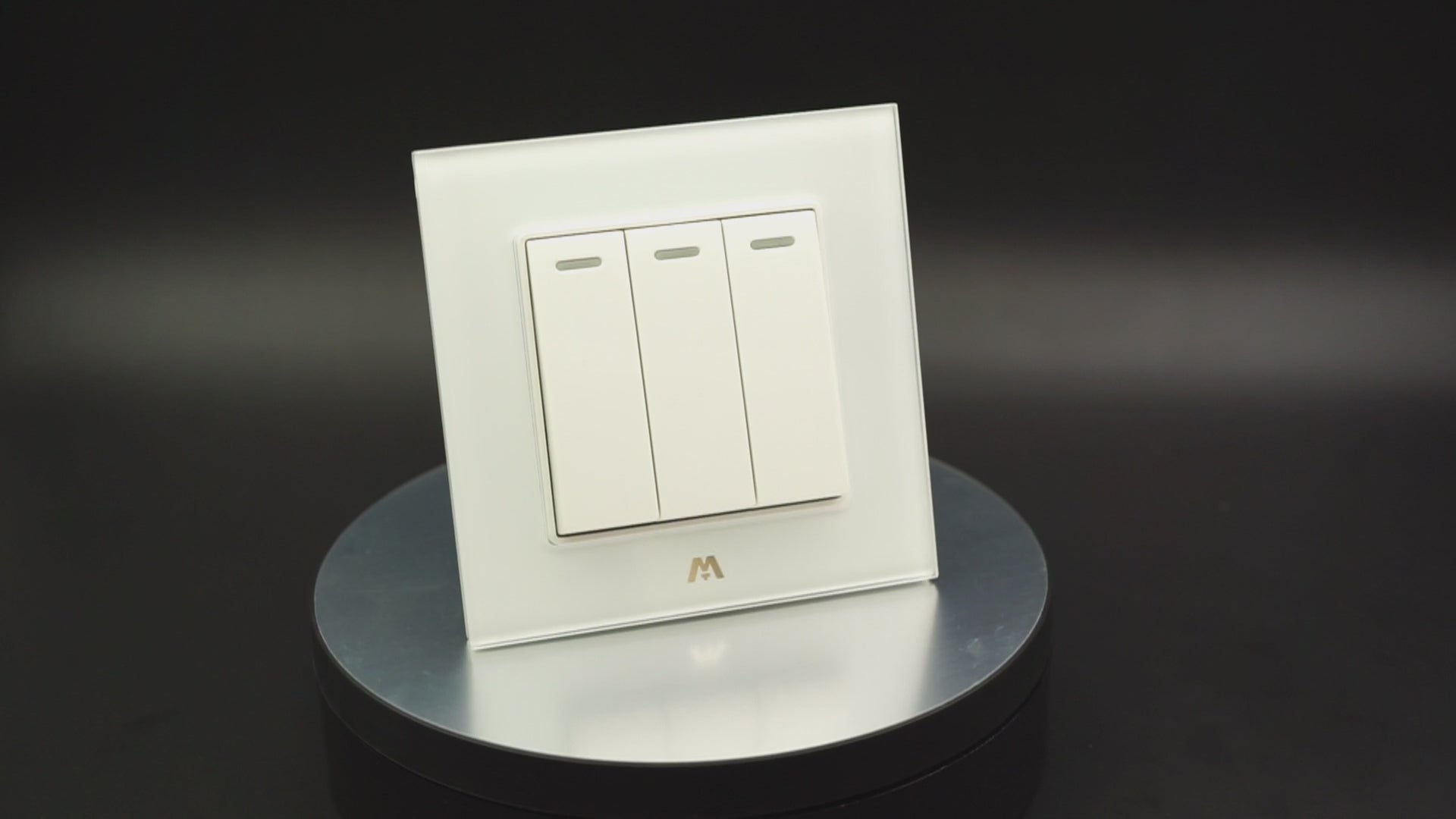 MTT GLASS 16A 3 Gang Switch