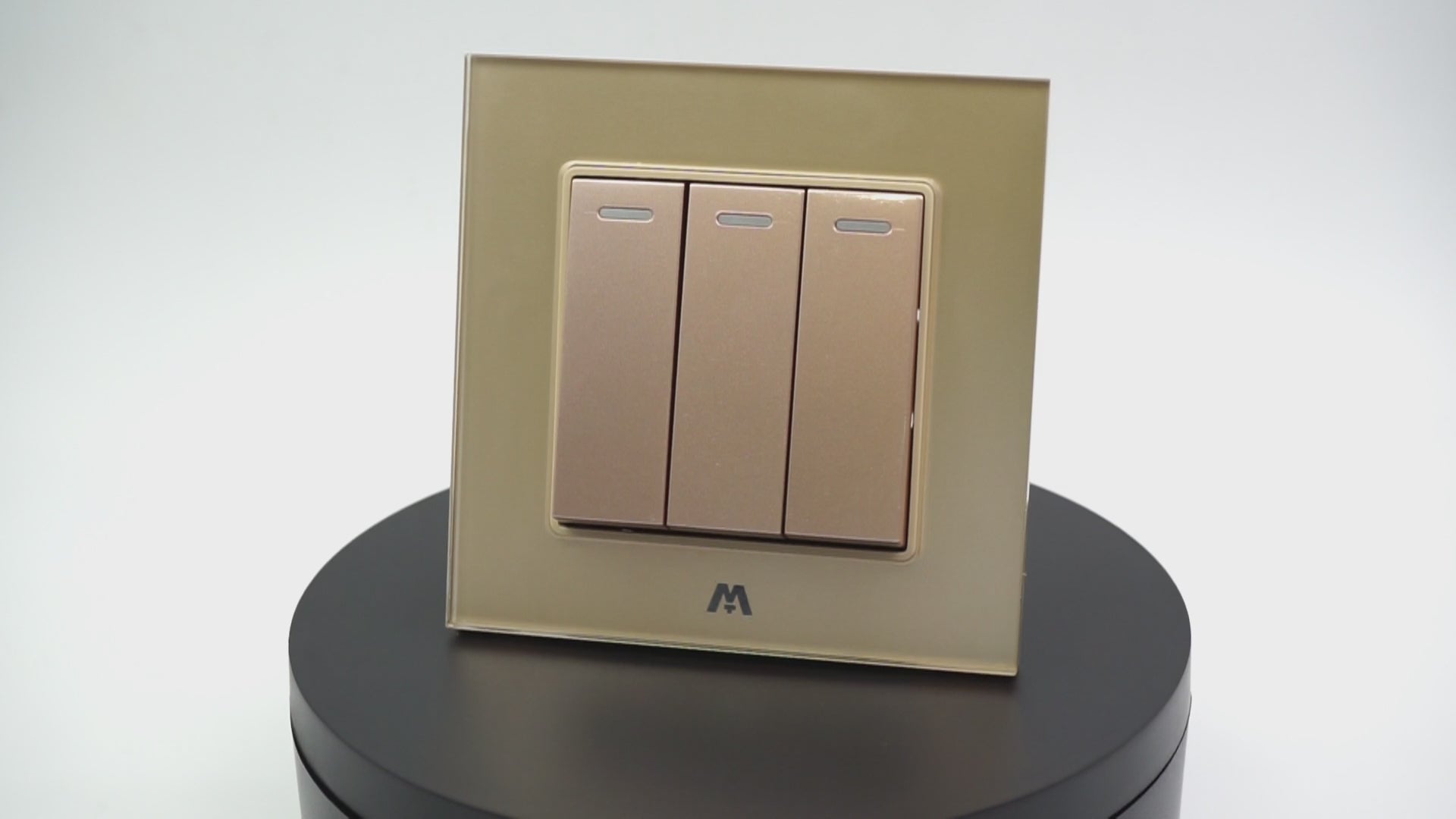 MTT GLASS 16A 3 Gang Switch